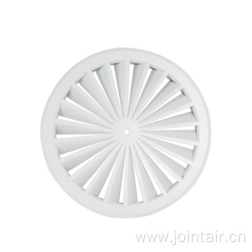 Round Swirl Diffusers with 24 PCS Fixed Blades